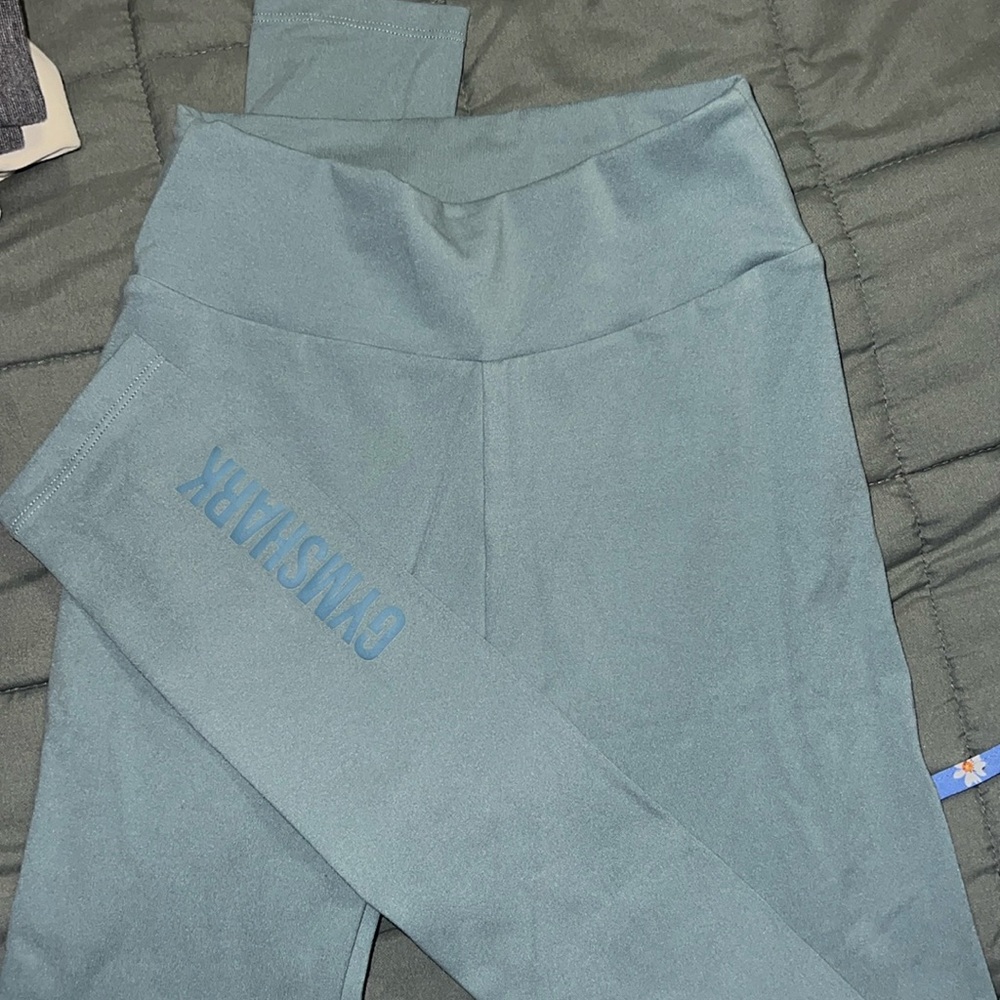 Blue gymshark leggings (cotton)